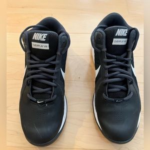 Nike Overplay VII athletic shoes. Black with White Trim. Worn Once. Women’s 9.